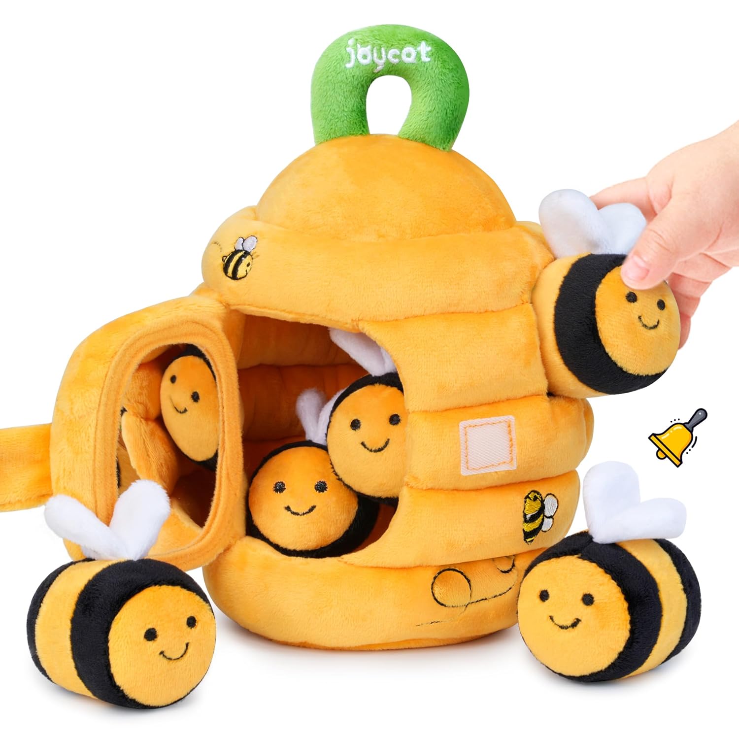 JoyCat Baby Toys 6-12 Months, Beehive Toy with 5 Sensory Bees, Baby Gift