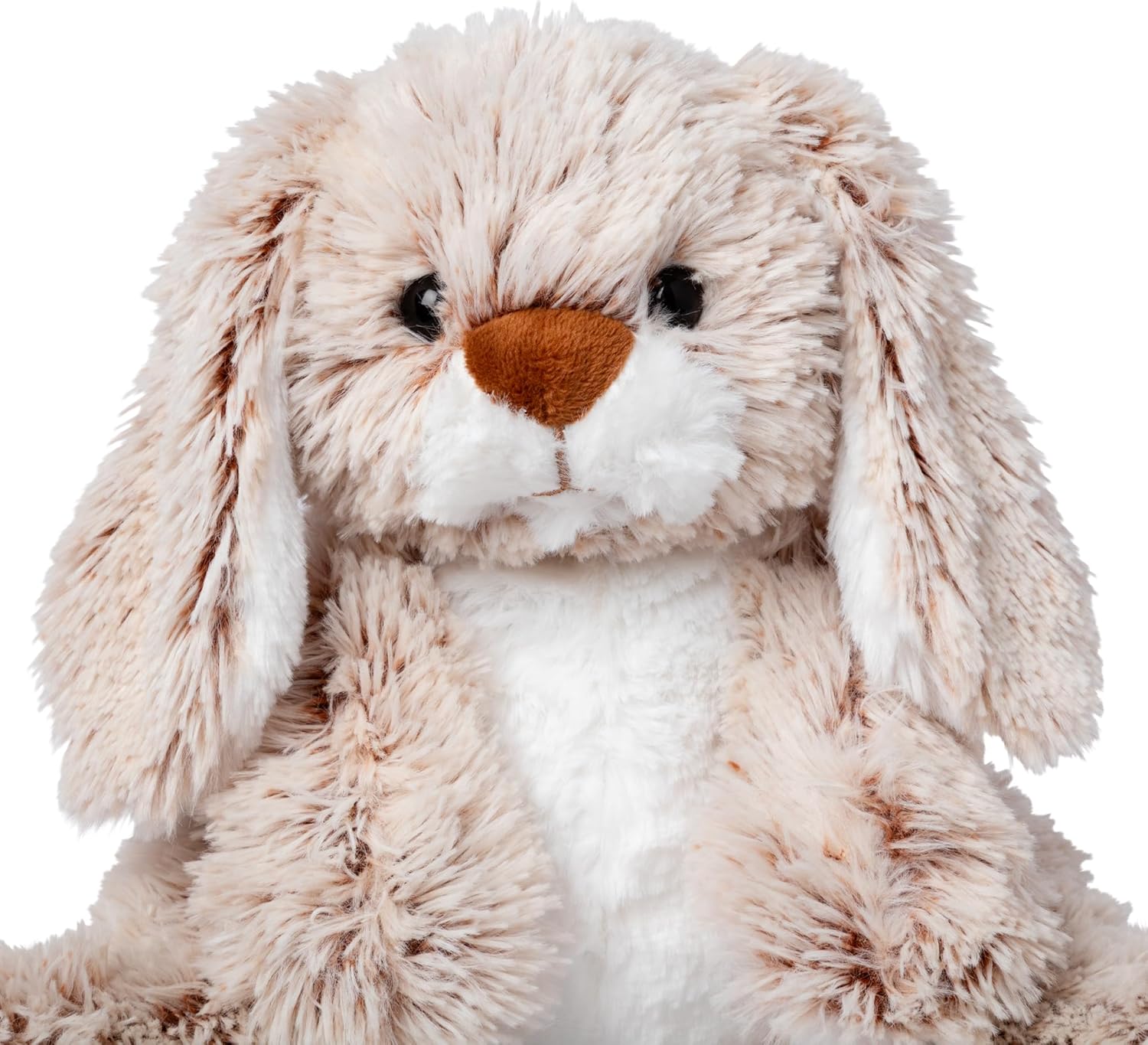 Melissa & Doug Burrow Bunny Stuffed Animal Plushie with Big Feet, Floppy Ears & Fluffy Tail